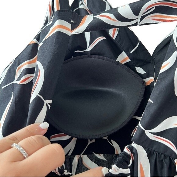 Anthropologie Hei Hei Palm Leaf Graphic Palma Romper Size Medium NWT - Picture 6 of 10